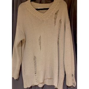 Torn Sweater American Eagle